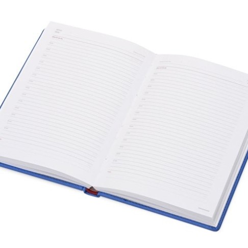 Ежедневник недатированный А5 «Velvet», ярко-синий