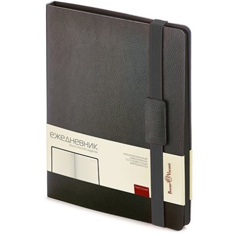 Ежедневник В5 недатированный «Leggenda», черный Ежедневник В5 недатированный «Leggenda», черный