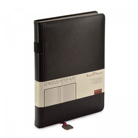 Ежедневник А5 недатированный «Polo», черный