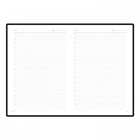 Ежедневник А5 недатированный «Polo», черный