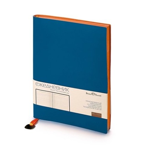 Ежедневник А5 недатированный «Mercury», синий