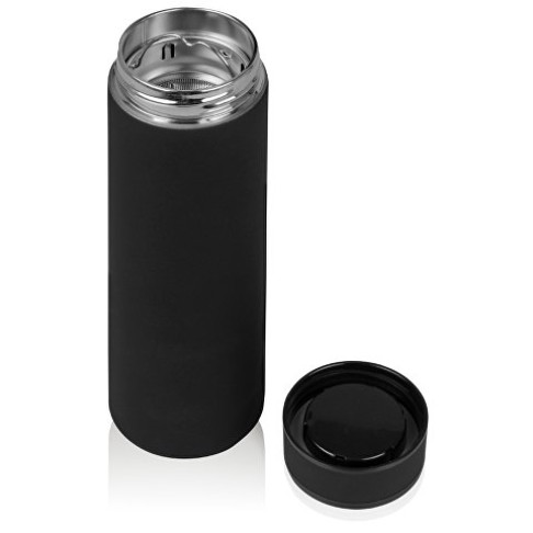 Термос «Confident» с покрытием soft-touch 420мл, черный