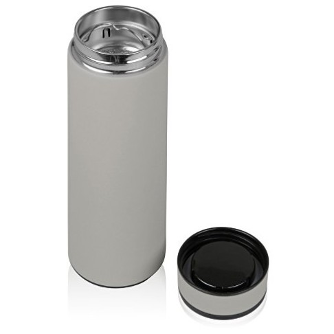 Термос «Confident» с покрытием soft-touch 420мл, серый Термос «Confident» с покрытием soft-touch 420мл, серый