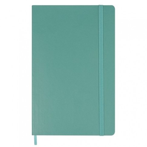Записная книжка Moleskine Classic Soft (в линейку), Large (13х21см), морская волна