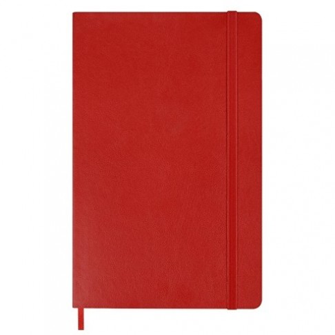 Записная книжка Moleskine Classic Soft (в линейку), Large (13х21см), красный