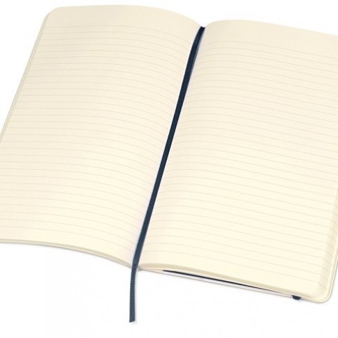 Записная книжка Moleskine Classic Soft (в линейку), Large (13х21см), сапфировый синий