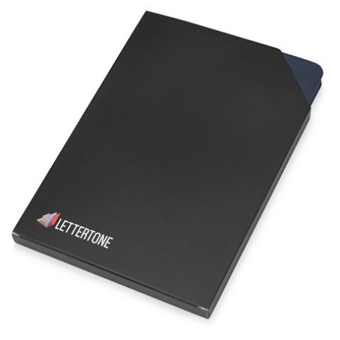 Блокнот «Notepeno» 130x205 мм с тонированными линованными страницами, темно-синий Блокнот «Notepeno» 130x205 мм с тонированными линованными страницами, темно-синий