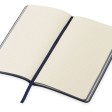 Блокнот «Notepeno» 130x205 мм с тонированными линованными страницами, темно-синий