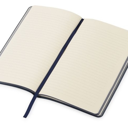 Блокнот «Notepeno» 130x205 мм с тонированными линованными страницами, темно-синий Блокнот «Notepeno» 130x205 мм с тонированными линованными страницами, темно-синий