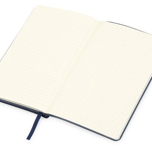 Блокнот «Notepeno» 130x205 мм с тонированными линованными страницами, темно-синий Блокнот «Notepeno» 130x205 мм с тонированными линованными страницами, темно-синий
