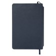 Блокнот «Notepeno» 130x205 мм с тонированными линованными страницами, темно-синий