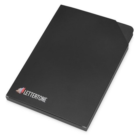 Блокнот «Notepeno» 130x205 мм с тонированными линованными страницами, черный