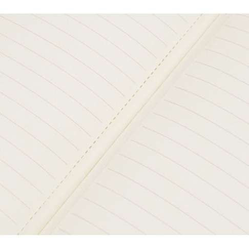 Блокнот «Notepeno» 130x205 мм с тонированными линованными страницами, черный