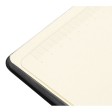 Блокнот «Notepeno» 130x205 мм с тонированными линованными страницами, черный