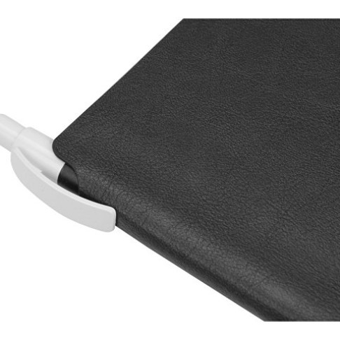 Блокнот «Notepeno» 130x205 мм с тонированными линованными страницами, черный