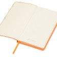 Блокнот «Notepeno» 130x205 мм с тонированными линованными страницами, оранжевый