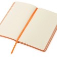 Блокнот «Notepeno» 130x205 мм с тонированными линованными страницами, оранжевый
