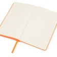 Блокнот «Notepeno» 130x205 мм с тонированными линованными страницами, оранжевый