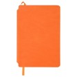 Блокнот «Notepeno» 130x205 мм с тонированными линованными страницами, оранжевый