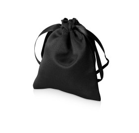 Мешочек подарочный сатиновый S, черный