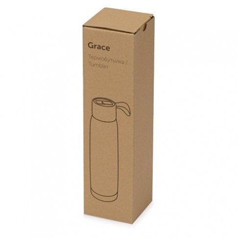 Термобутылка «Grace» 320мл, белый