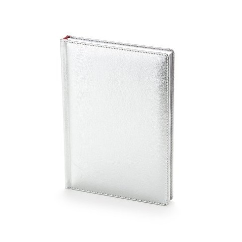 Ежедневник недатированный А5 «Sidney Nebraska», серебристый Ежедневник недатированный А5 «Sidney Nebraska», серебристый