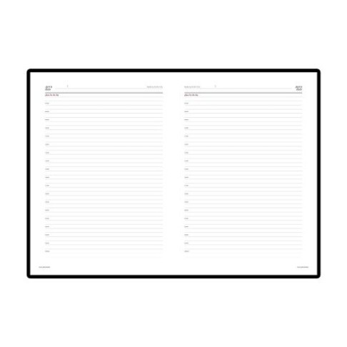 Ежедневник недатированный А4 «Velvet», черный