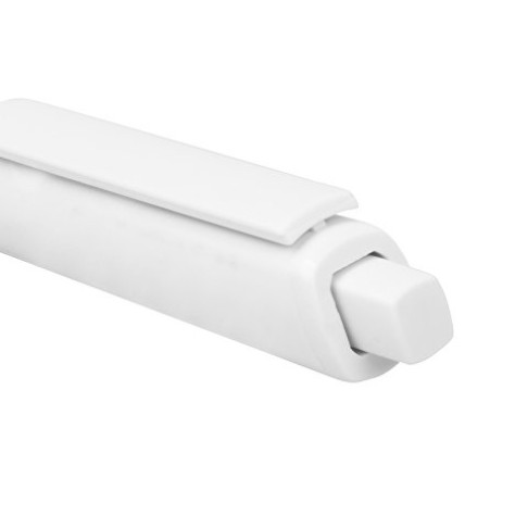 Ручка пластиковая трехгранная шариковая «Lateen», белый