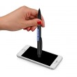 Ручка-стилус шариковая «Light», черная с синей подсветкой