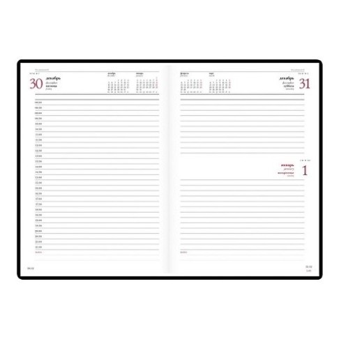 Ежедневник А5 датированный «Velvet» 2024, черный