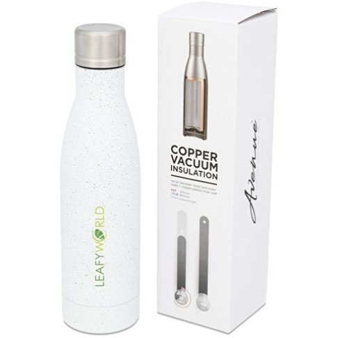 Бутылка Vasa в крапинку с вакуумной изоляцией, белый