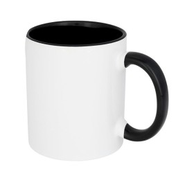 Цветная кружка Pix для сублимации, белый/черный