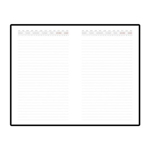 Ежедневник недатированный с индексами А5 «Bergamo», черный