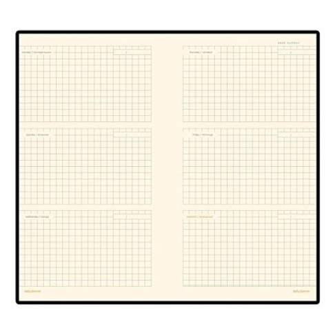 Еженедельник недатированный А6 «Metropol», черный