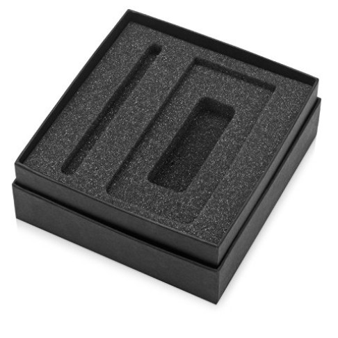 Подарочный набор Beam of Light с ручкой и зарядным устройством, серебристый