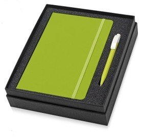 Подарочный набор Uma Vision с ручкой и блокнотом А5, зеленый