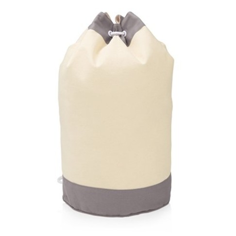 Рюкзак-мешок «Indiana» хлопковый, 180гр, натуральный/серый