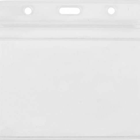 Бейдж Crystal Flat 115*101 мм (внут.размер 107*70 мм), прозрачный