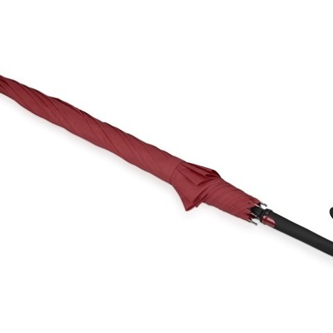 Зонт-трость Bergen, полуавтомат, бордовый