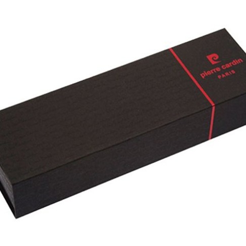 Ручка шариковая Pierre Cardin GAMME Classic с поворотным механизмом, красный матовый/серебро