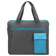 Конференц сумка «Session», серый/голубой