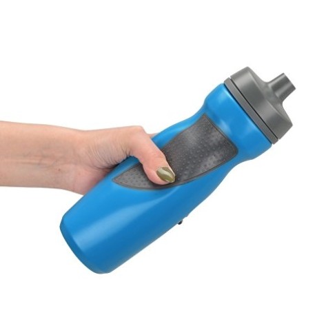 Спортивная бутылка «Flex» 709 мл, голубой/серый