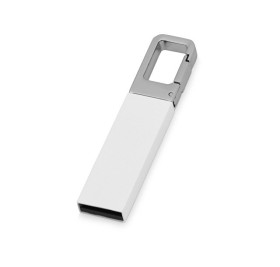 Флеш-карта USB 2.0 16 Gb с карабином 
