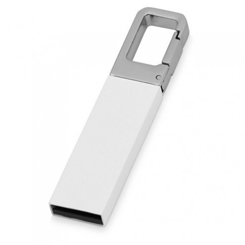 Флеш-карта USB 2.0 16 Gb с карабином 