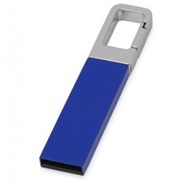 Флеш-карта USB 2.0 16 Gb с карабином 