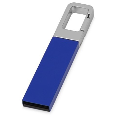 Флеш-карта USB 2.0 16 Gb с карабином 