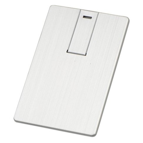 Флеш-карта USB 2.0 16 Gb в виде металлической карты Флеш-карта USB 2.0 16 Gb в виде металлической карты