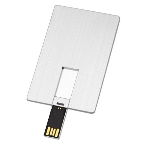 Флеш-карта USB 2.0 16 Gb в виде металлической карты Флеш-карта USB 2.0 16 Gb в виде металлической карты