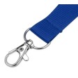 Ланьярд с карабином, синий