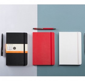 Подарочный набор Moleskine Amelie с блокнотом А5 Soft и ручкой, черный